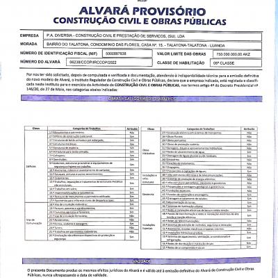 Alvar De Construo Civil