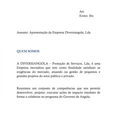 Carta De Apresentao Diversiangola Website 1
