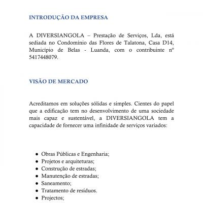 Carta De Apresentao Diversiangola Website 2